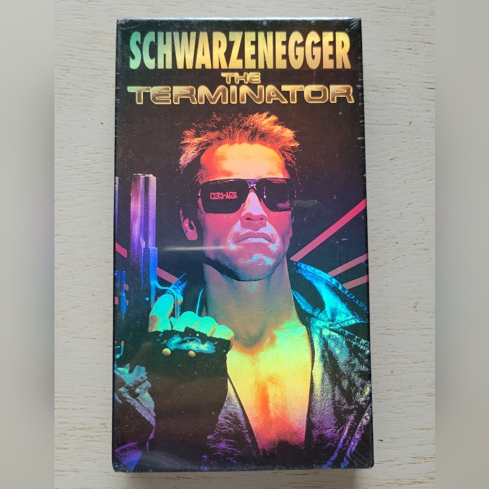 Terminator Holographic VHS Brand NEW